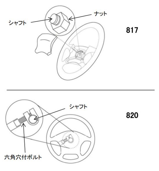 Works Bell Boss Kit CT9A Steering Wheel types