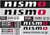 Greenline Motorsports - NISMO  NISMO Logo Sticker Set
